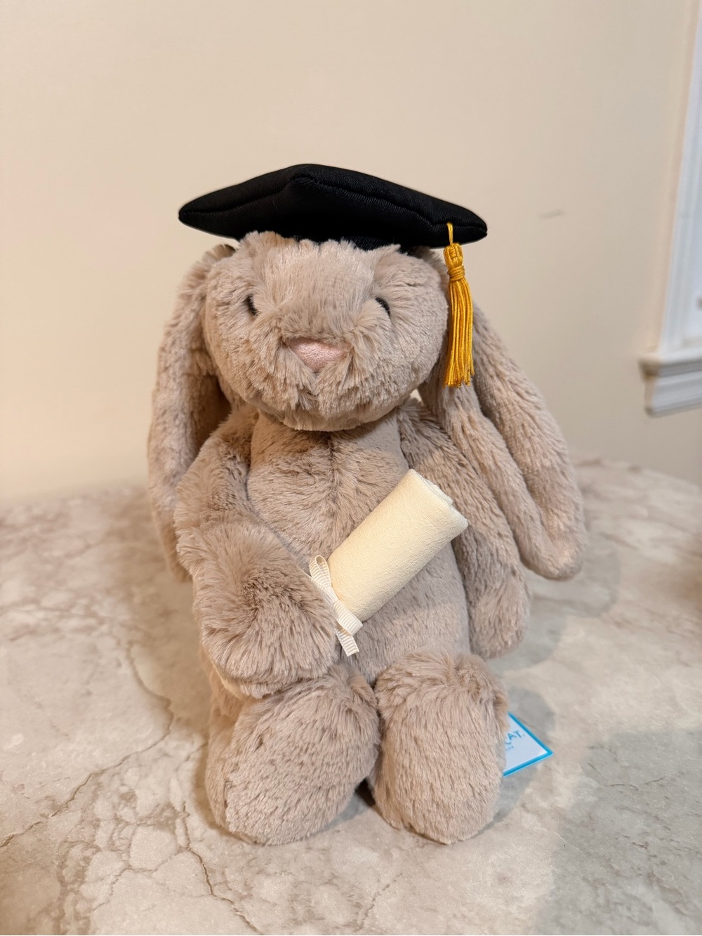 Jellycat Bashful bunny graduation outfit authentic with tags